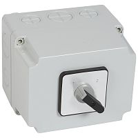 Переключатель - без положения ''0'' - PR 63 - 4П - 8 контактов - в коробке 135x170 мм | код 027766 |  Legrand